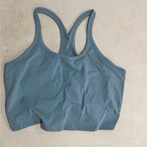 Blue Racerback Sports Bra